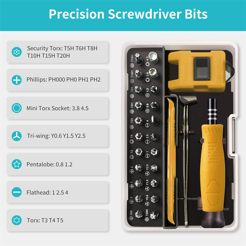 33 in 1 Precision Screwdriver  - Electronics Repair For Beginners recension och pris