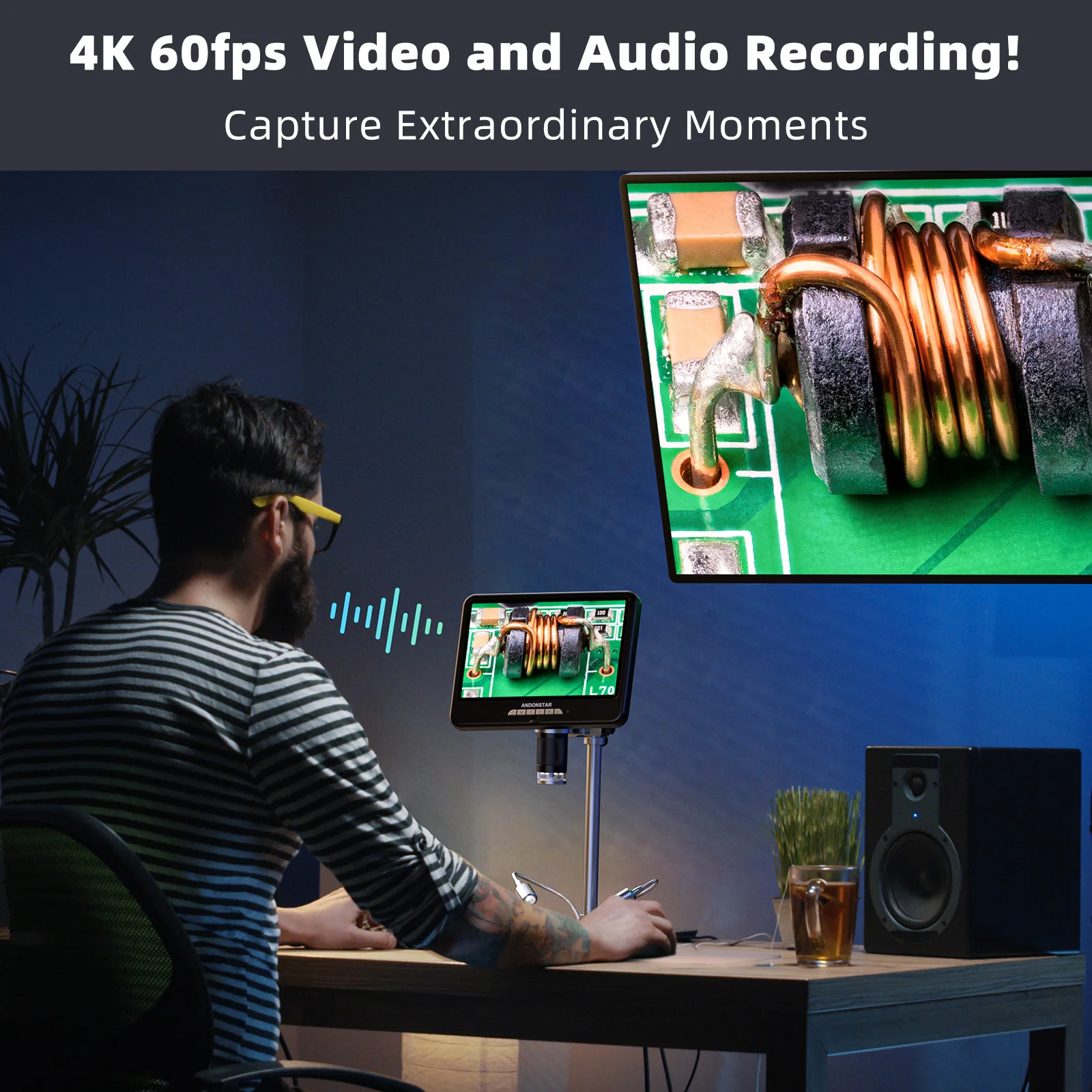 Andonstar AD210S-Pro 4K 60FPS  - Electronics Repairs recension och pris
