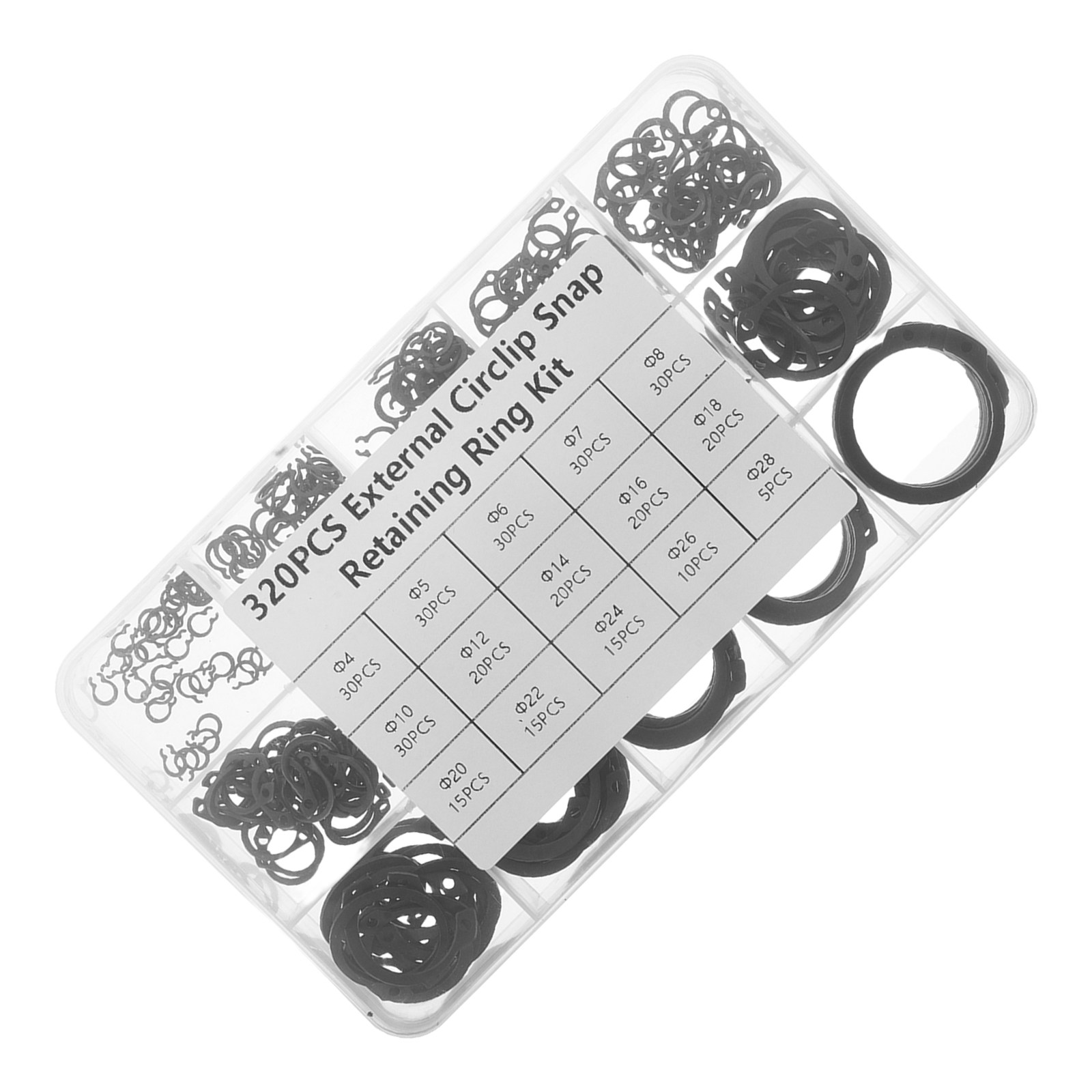 320Pcs Retaining Rings Assortm - Electronics Repairs recension och pris
