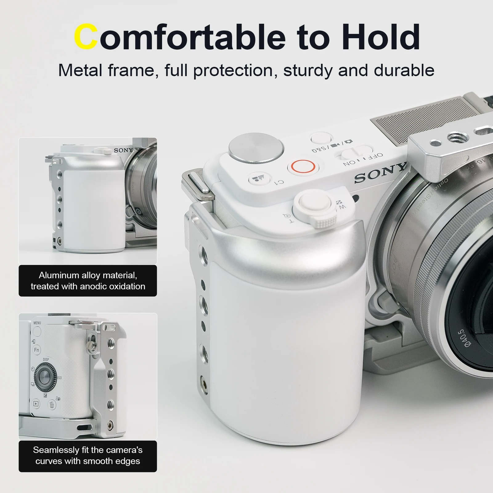 YANZUO ZV-E10 Camera Cage Alum - Sony Camera Zv-E10 recension och pris